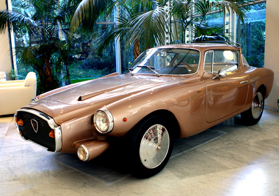 Lingotto's Lancia Loraymo in the lobby